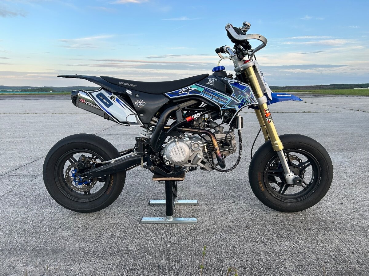 Prodám pitbike MALCOR 190ccm, 12" kola, el. startér, 5rychl - 8