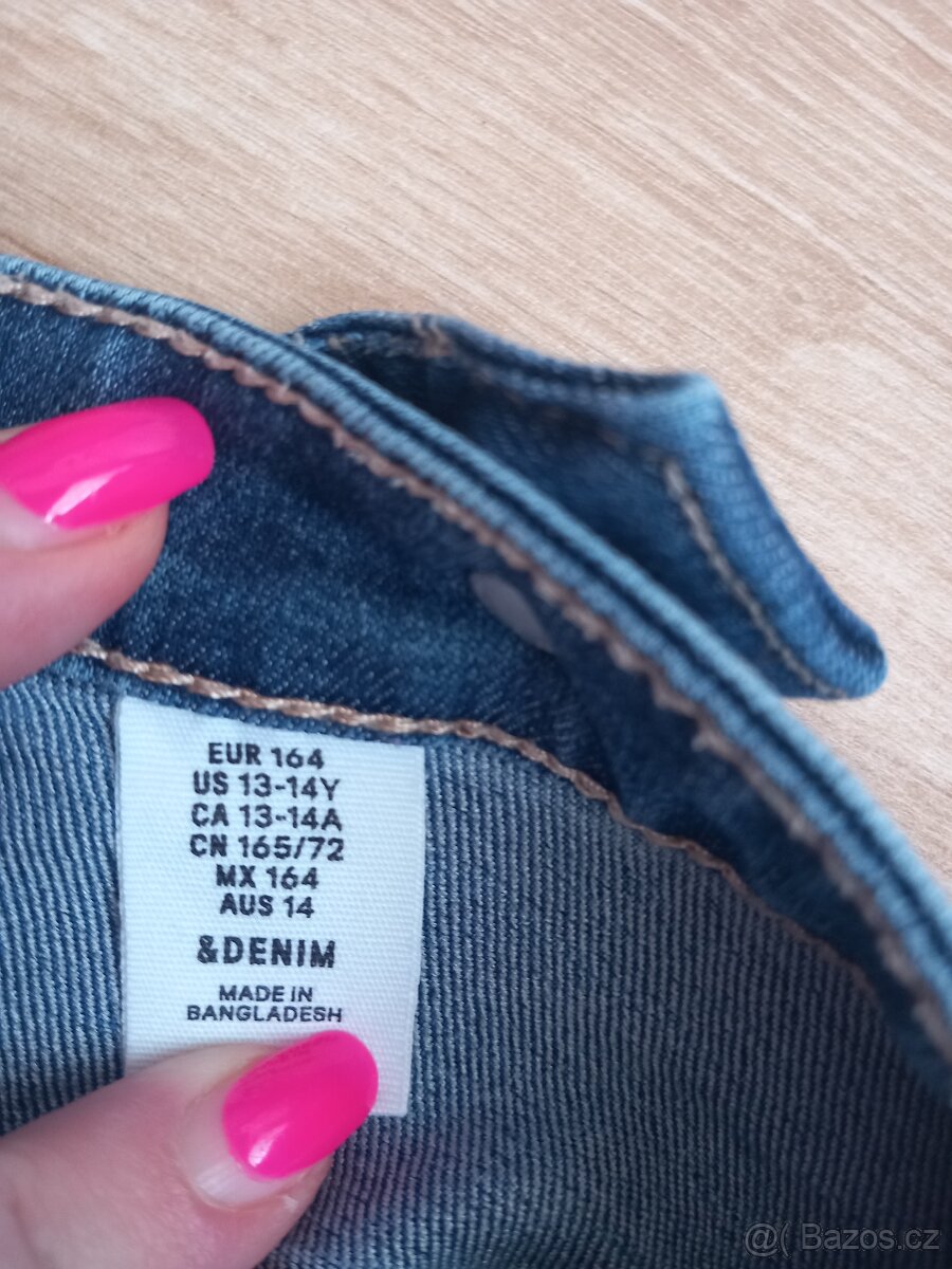 Riflové lacláče - kraťasy vel. 164 - 170 - 8