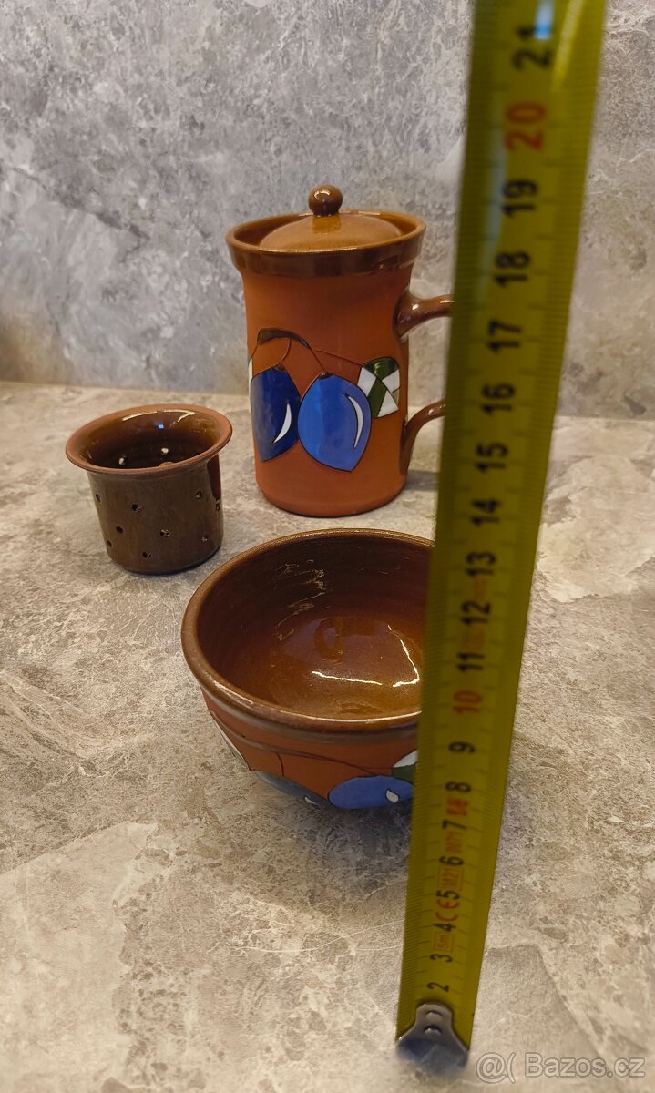 Hrníček na bylinky,misky, cukřenka - 8