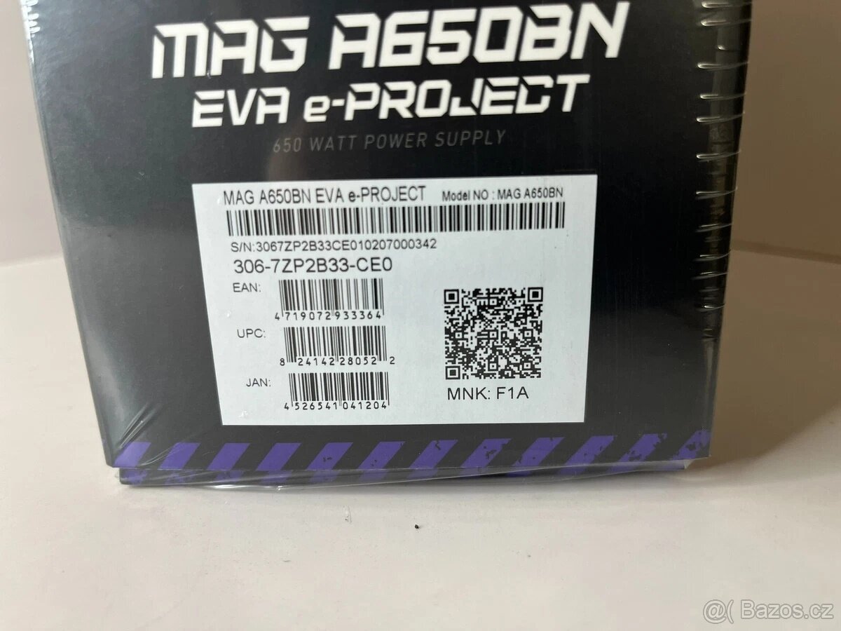 Nový zdroj MSI MAG A650BN 650W - 8