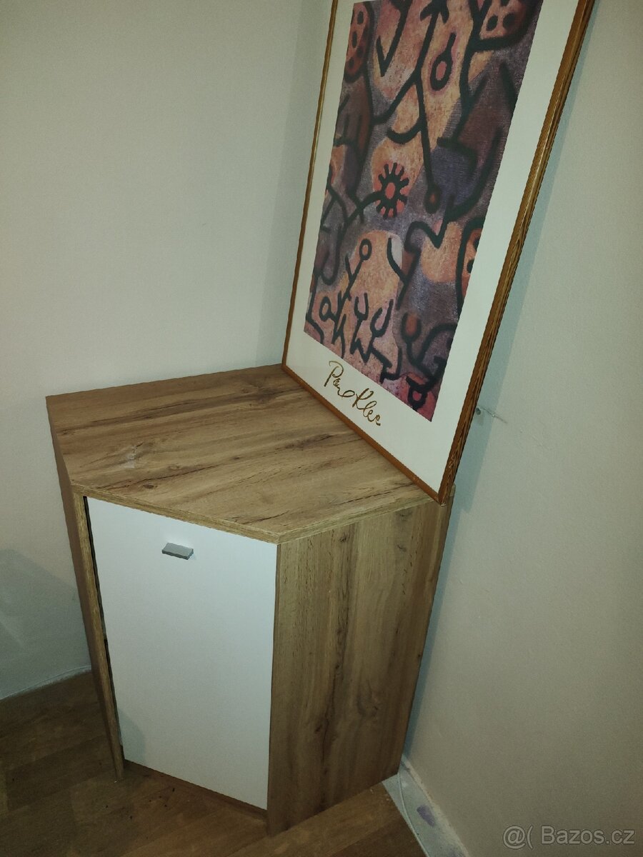 ⭐⭐⭐NOVÁ SKŘÍŇKA ROHOVÁ - SKŘÍN S POLICEMI 60x60x85 - 8