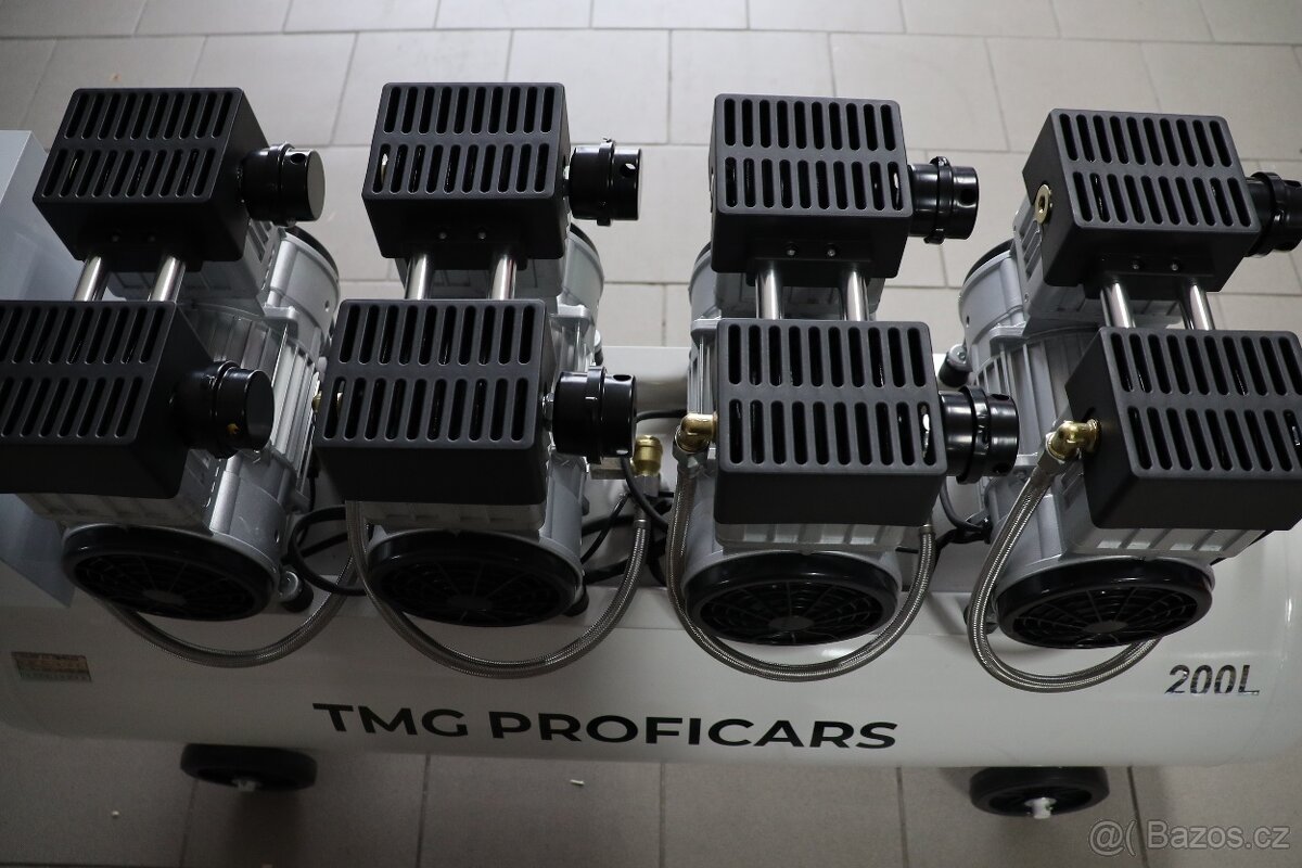 Bezolejový kompresor 200l, 41500w - 8