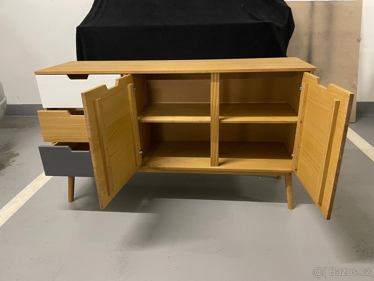 Komoda z borovicového dřeva Cusco - 8