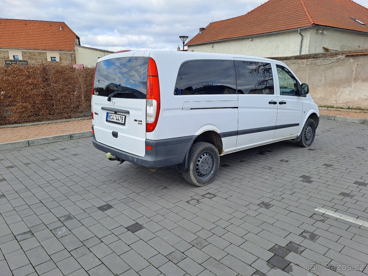 Vito 4x4 extralang, 9mist, naftové topení - 8