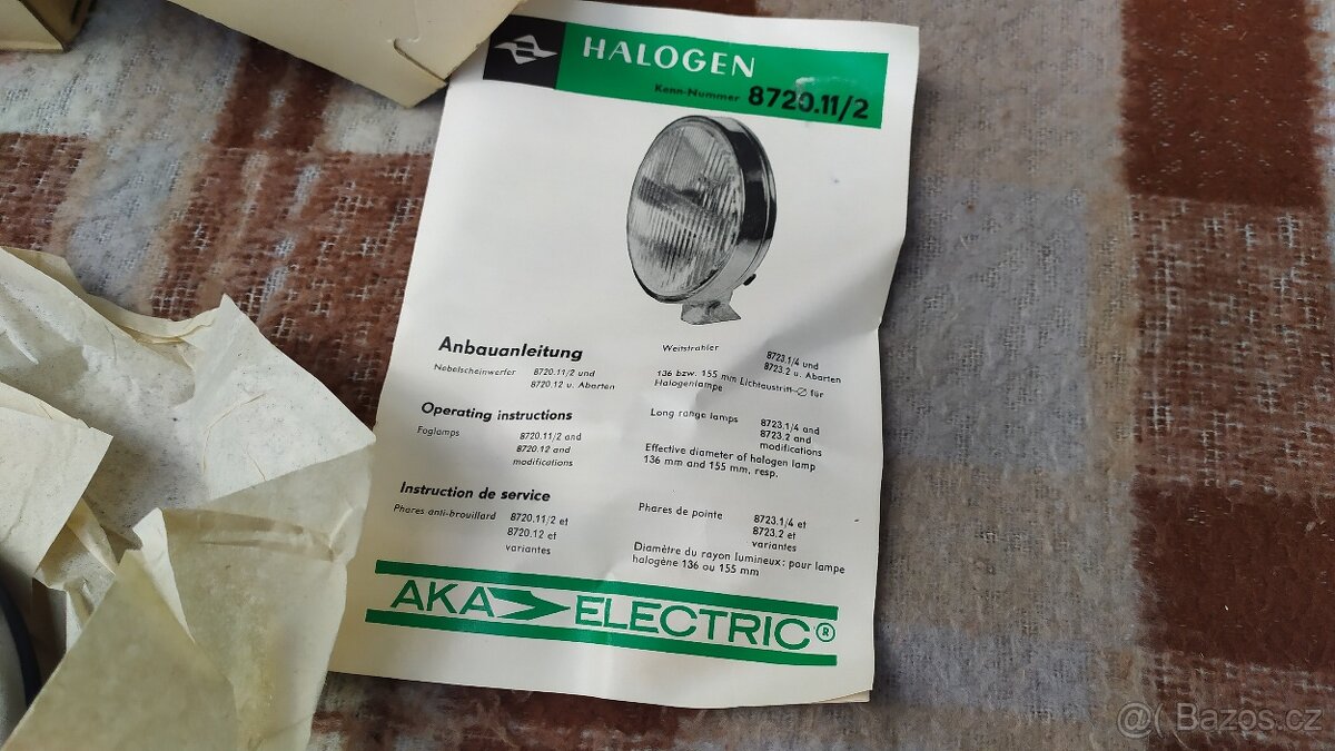 Mlhovky halogenové světlomety Škoda DDR Wartburg Trabant - 8