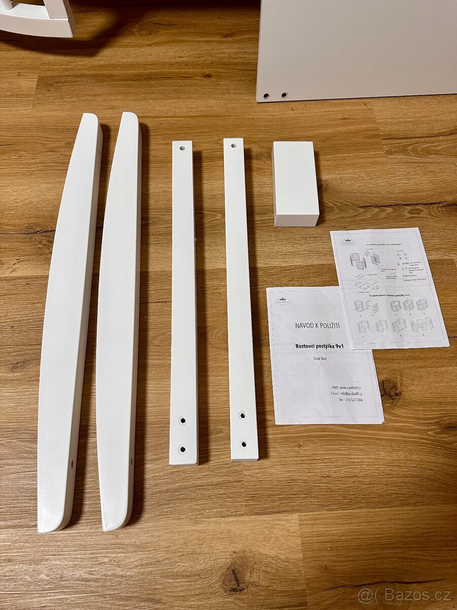 Dětská postýlka rostoucí OvalBed - 8