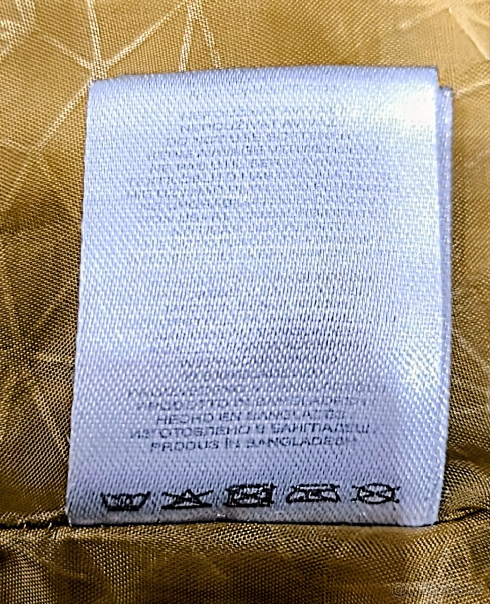 Hořčicový zimní kabát Alpine Pro - 8