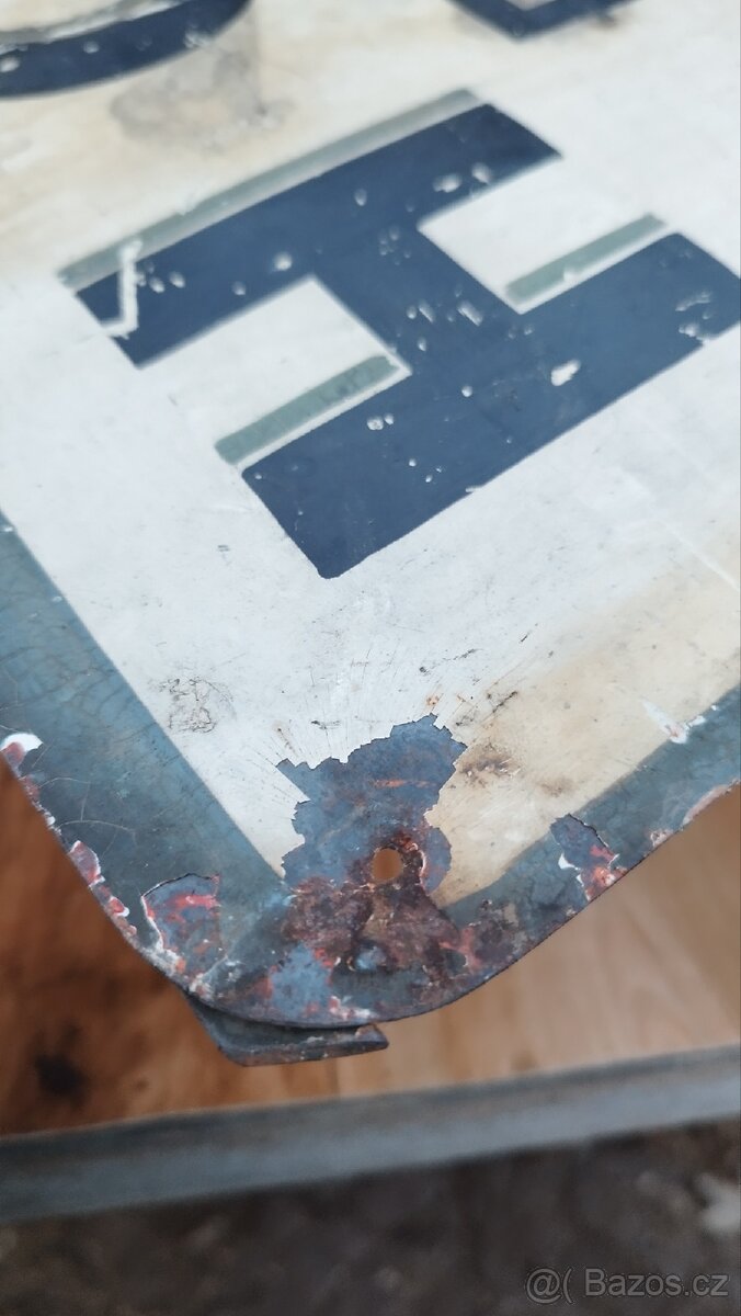 Plechová oboustranná cedule - 8