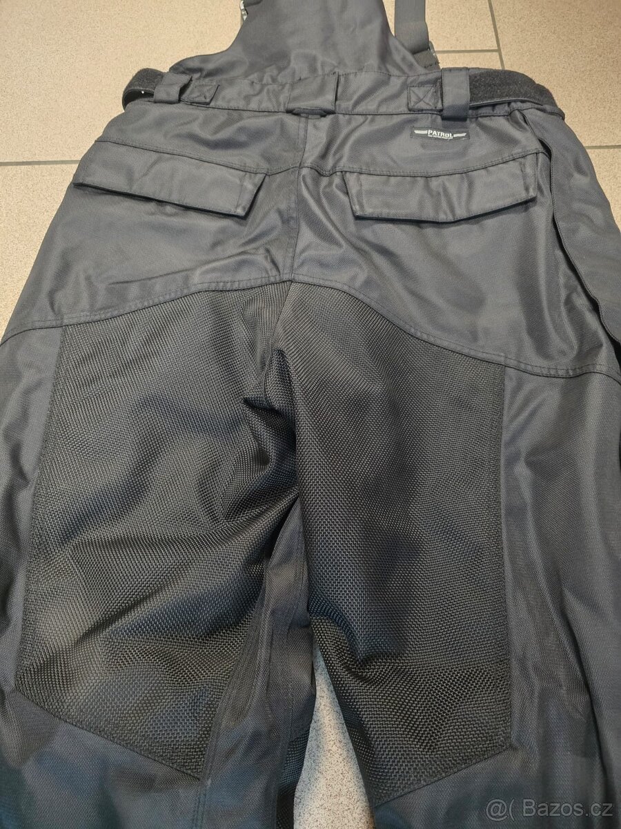 Pánské voděodolné motorkářské kalhoty Icon Patrol černé - 8