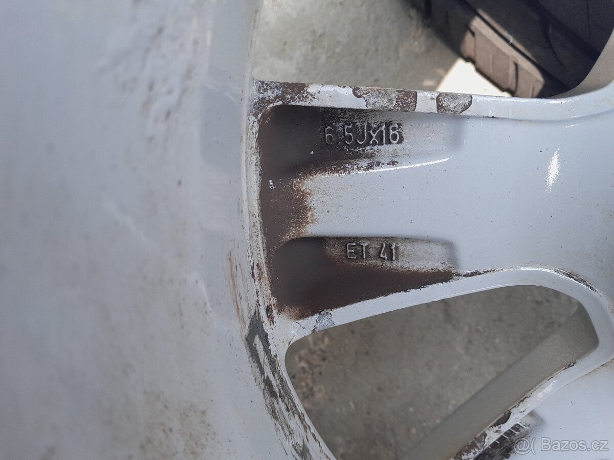 Sada alu kol originál OPEL, 6,5x16, 5x110, ET41; pneu 205/55 - 8