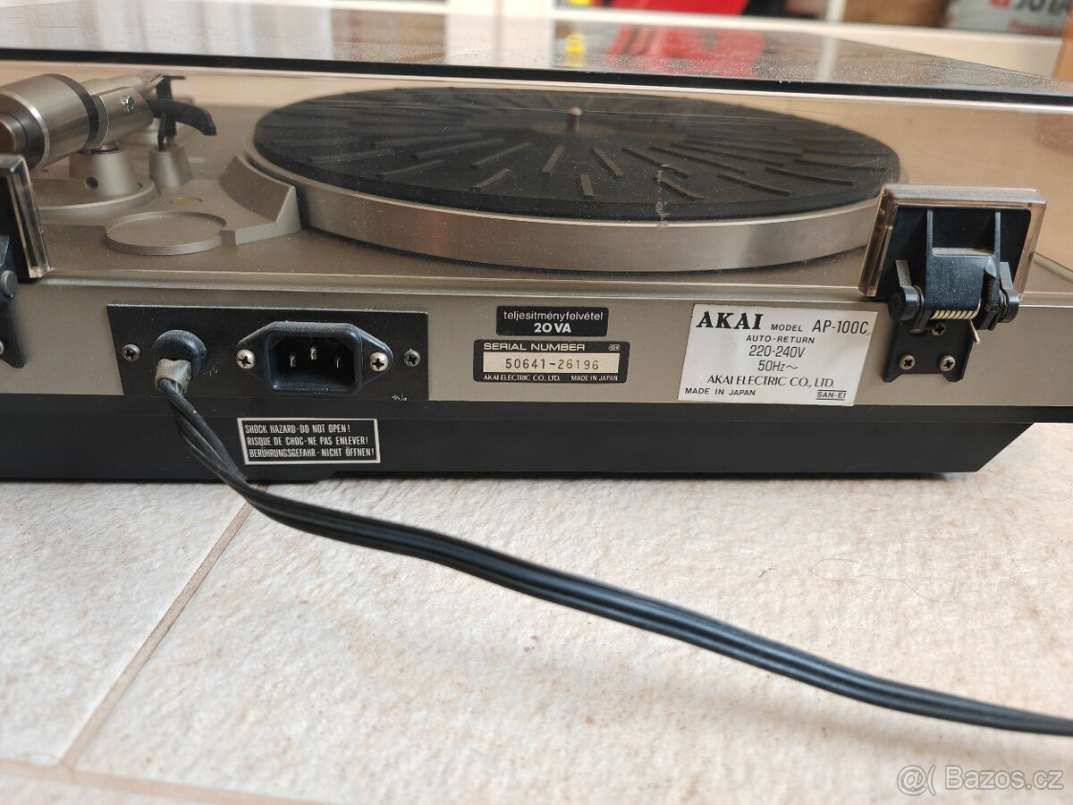Prodám gramec AKAI Ap-100 + předzesilovač - 8