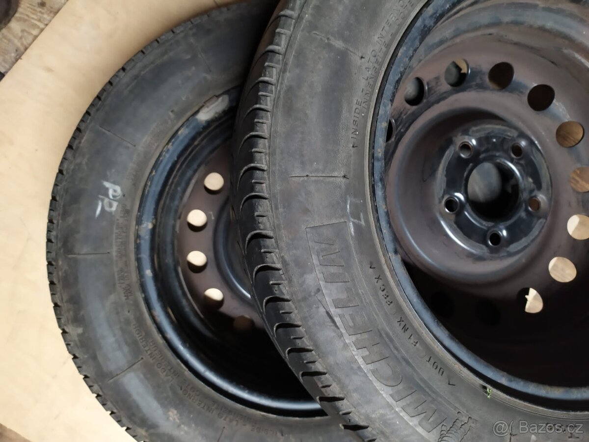 Disky r15, 5x108 ET 47, pneu 185/65/15 - 8