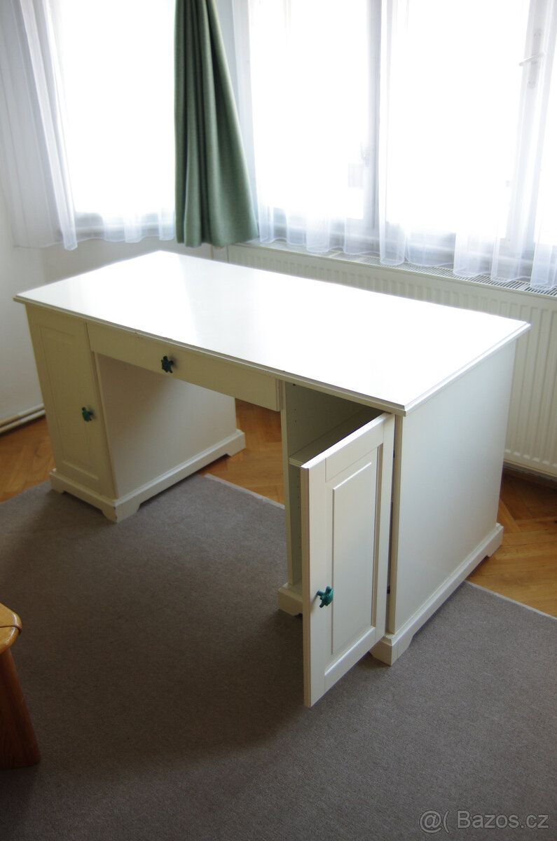 Ikea Liatorp bílý pracovní stůl - 8