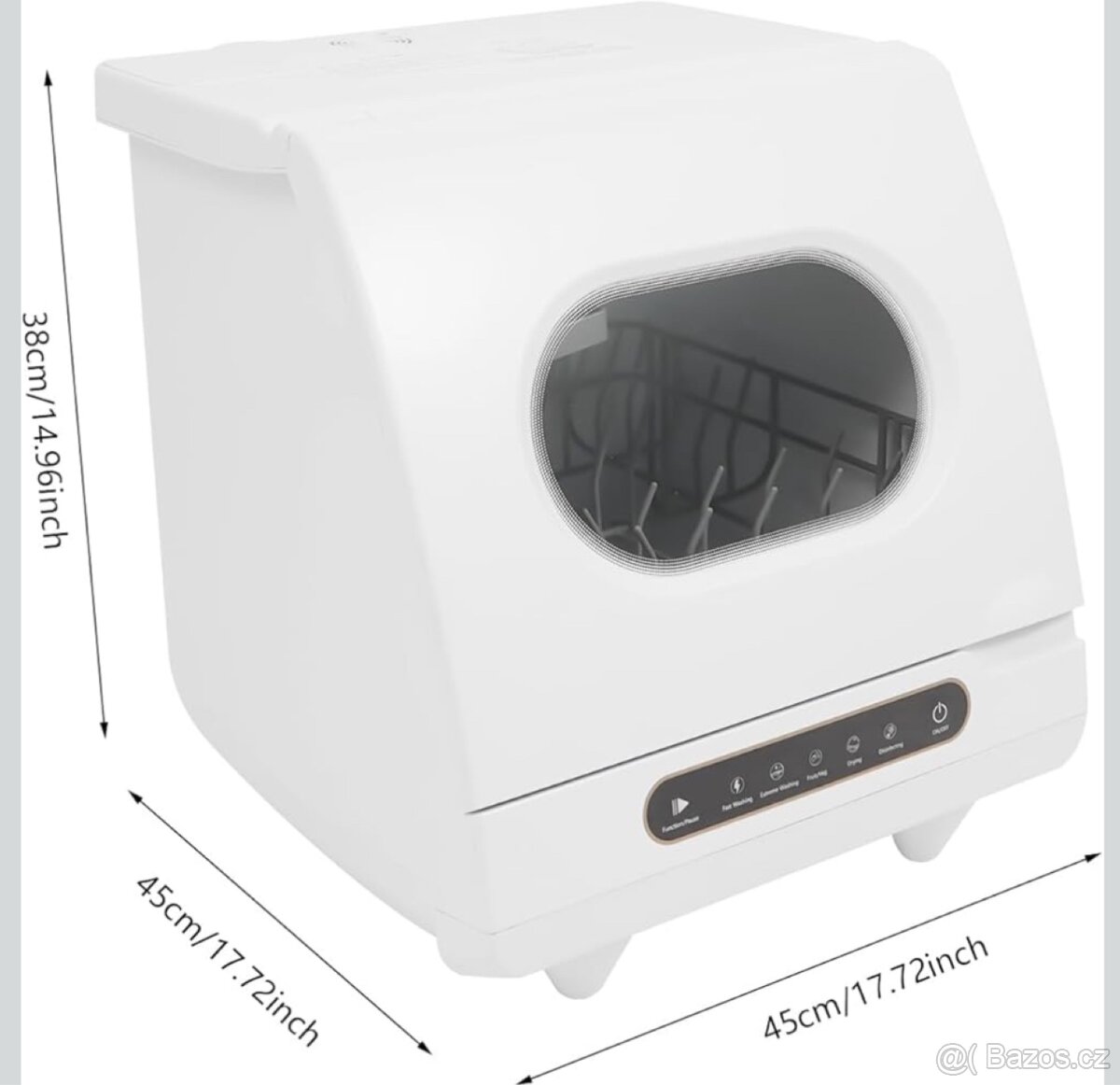 Stolní myčka nádobí 220 V, mini myčka - 8