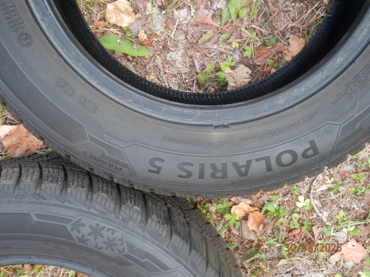 4xZimní gumy 2xBARUM 2xFIRSTSTOP 185/60 R14 4x7MM - 8