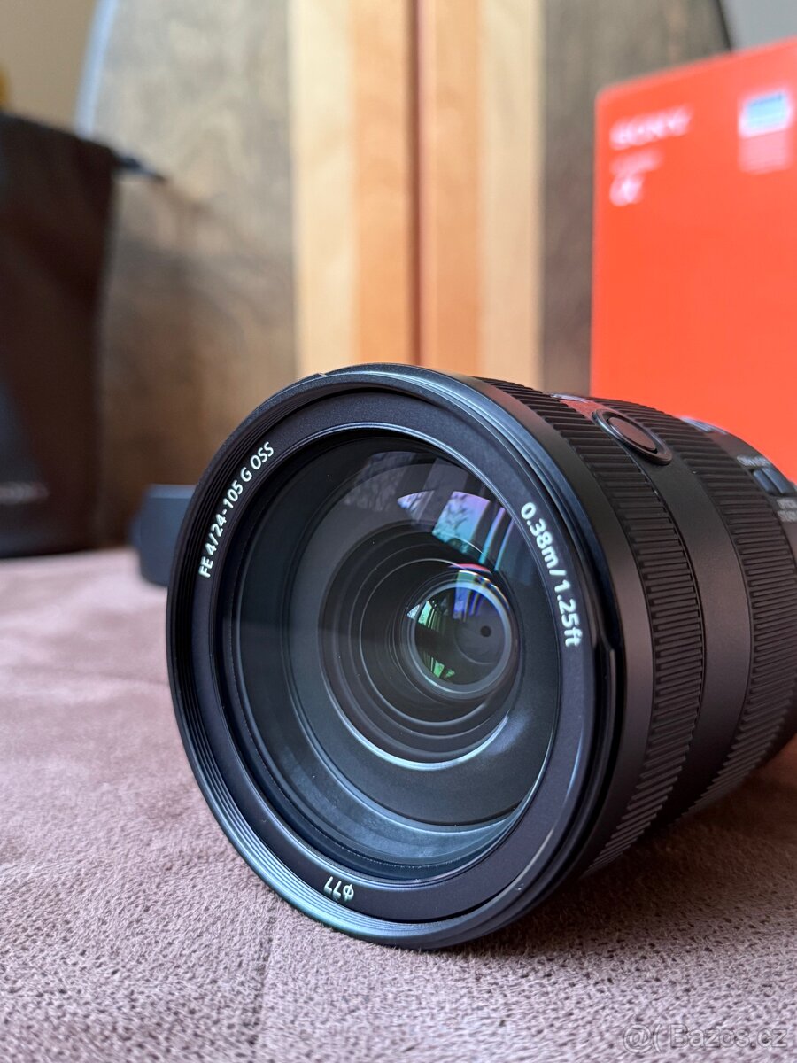 Sony 24-105 mm f/4 G OSS objektiv ve skvělém stavu - 8