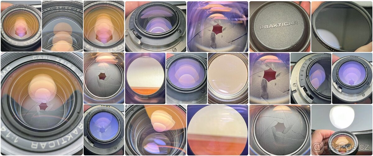 Carl Zeiss Prakticar 50/1.4 MC №18.898, bajonet Praktica B - 8