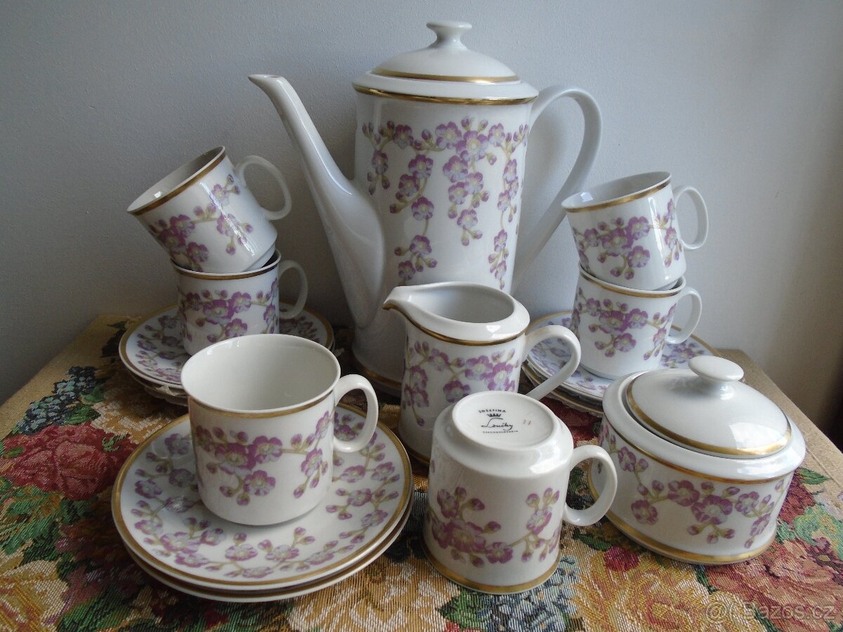 Kávová čajová souprava - likvidace. - 8