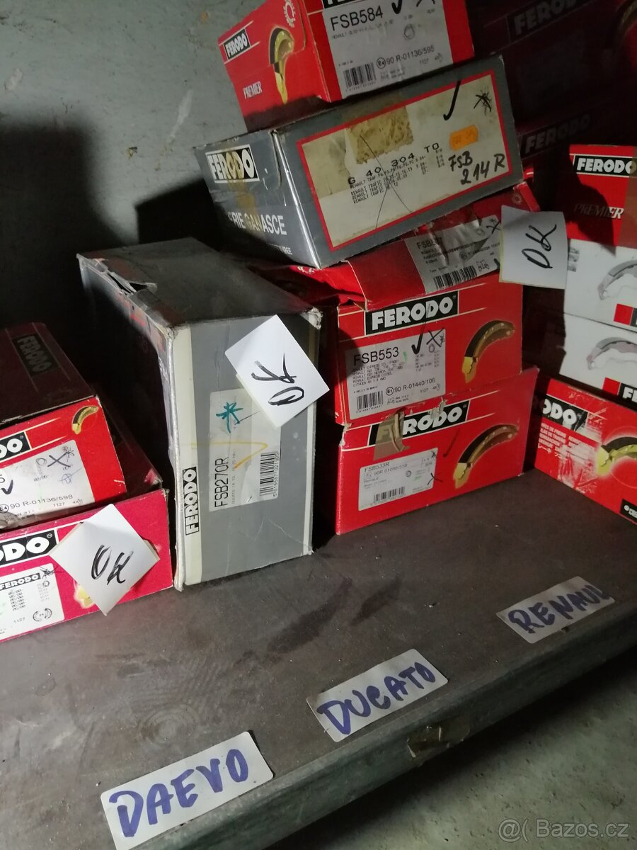 Brzdové čelist různé vozy Ferodo - 8