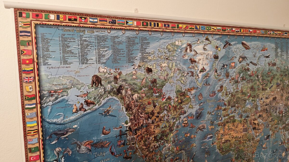Nástěnná mapa světa - 8