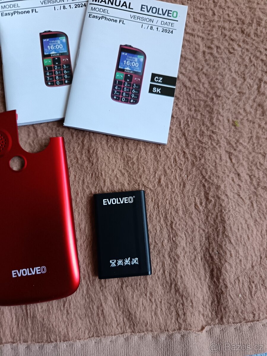 Easy phone FL červený. - 8