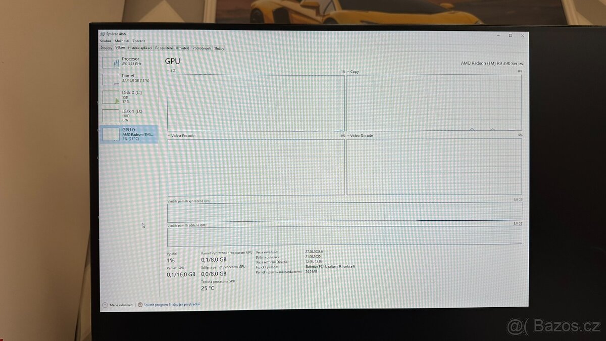 GPU MSI R9 390 Gaming 8GB - 8