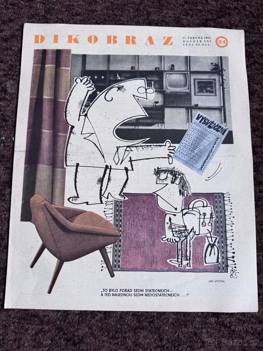 Časopis Dikobraz 1975 - 8