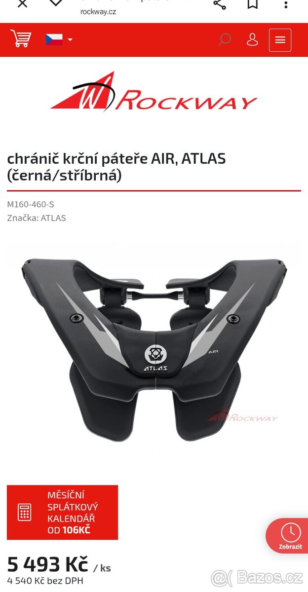 Chránič krční páteře - dětský - 8