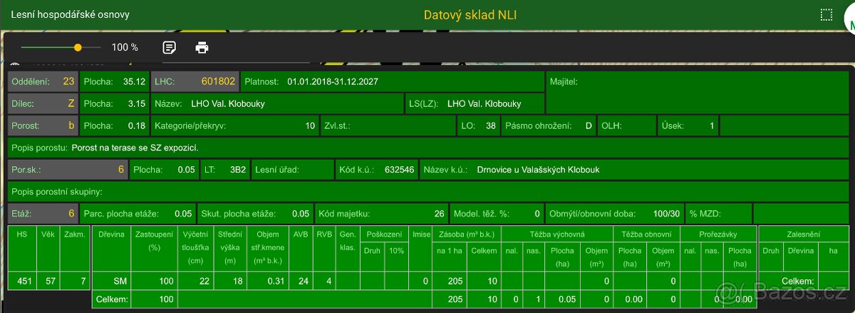 Prodej lesa Drnovice u Valašských Klobouk - 2294m2 - 8
