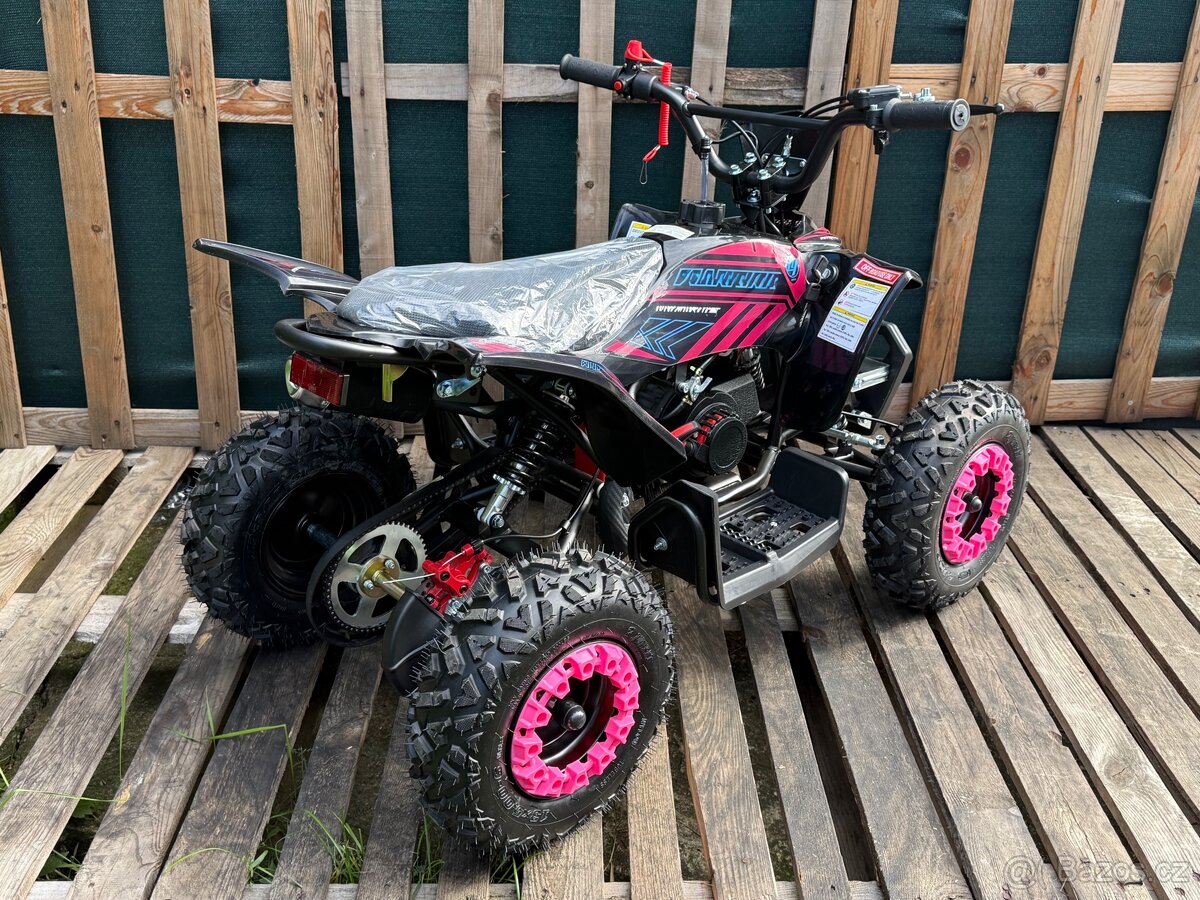 Mini Čtyřkolka 49ccm2T růžová A053 - 8