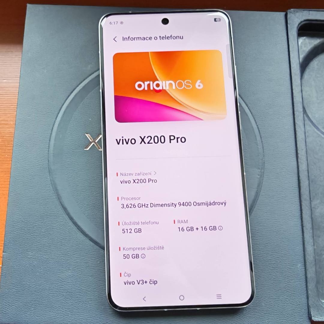 Zánovní VIVO X200 PRO 5G 16 /512 GB TITANIUM - 8