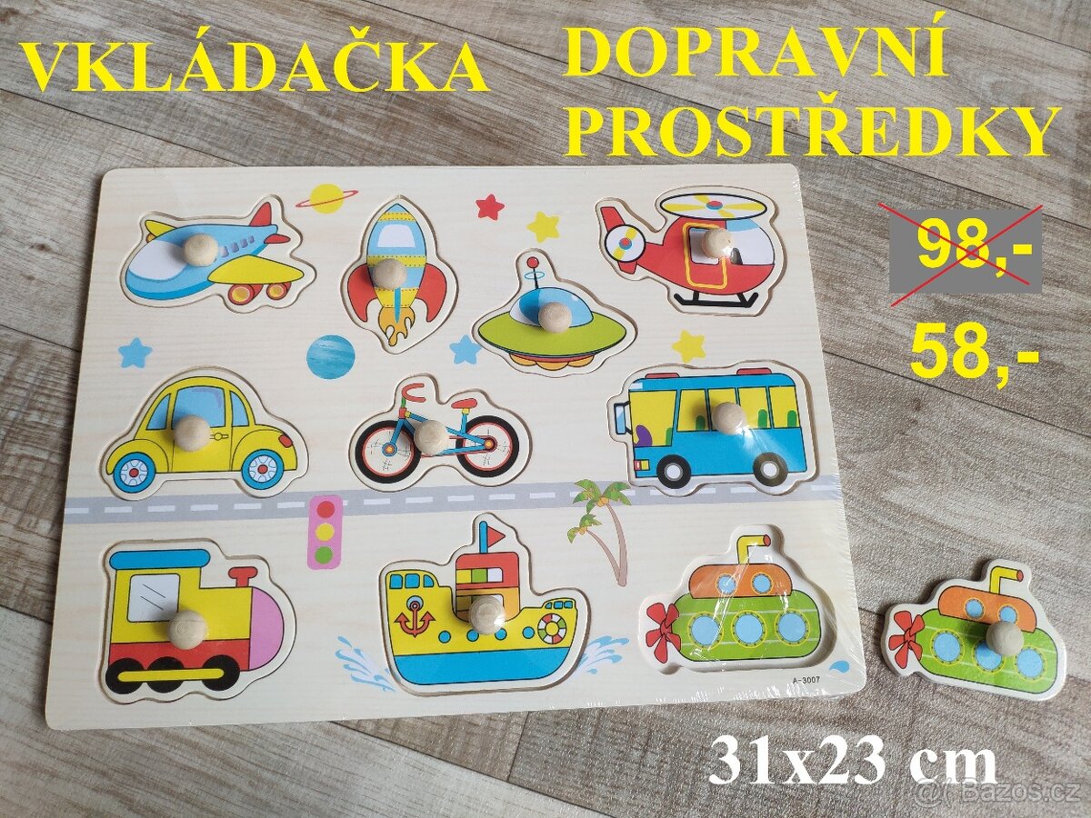 VKLÁDAČKY - nové 4+1 ZDARMA - 8