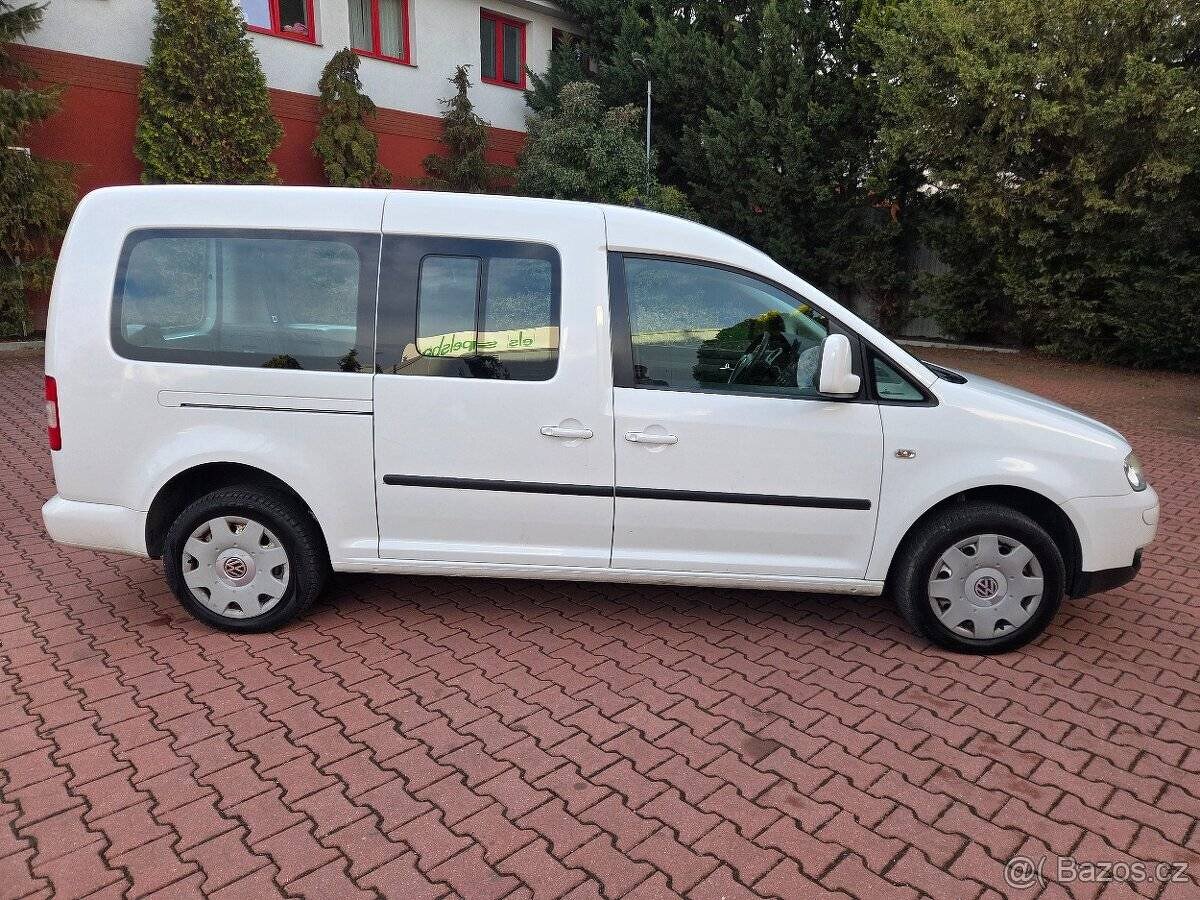 Caddy Maxi 1.9TDI 77kW Team DPH,2010,bez koroze,digiklima - 8