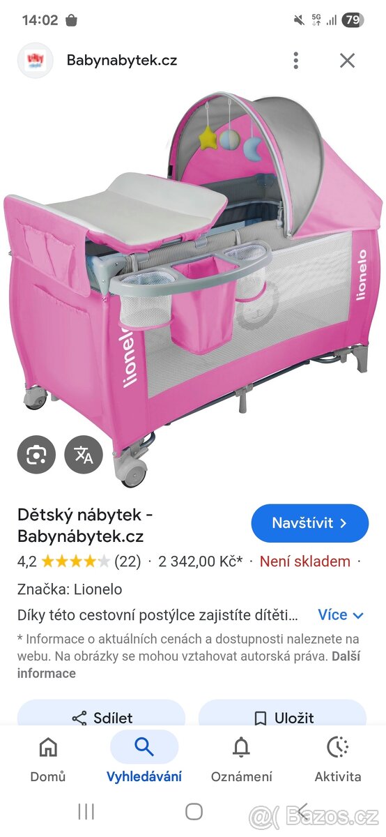 Cestovní postýlka - 8