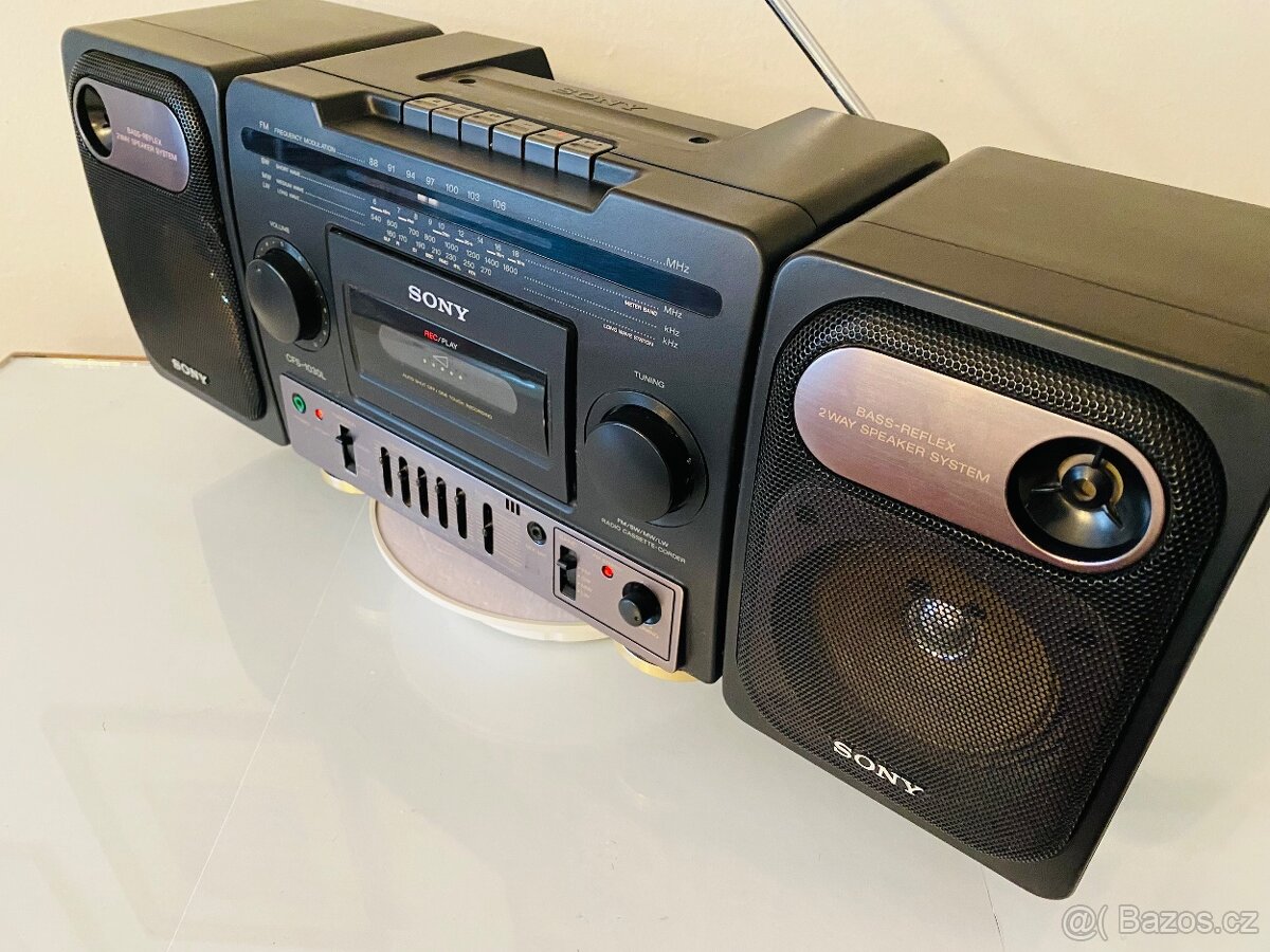 Radiomagnetofon Sony CFS-1030l, 90.léta - 8