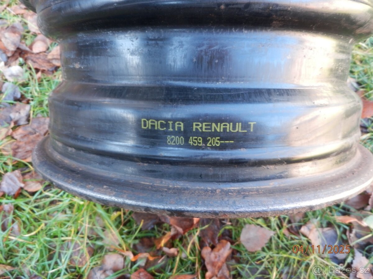 2xOriginál plechový disk na RENAULT-DACIA velikost 14tky. - 8