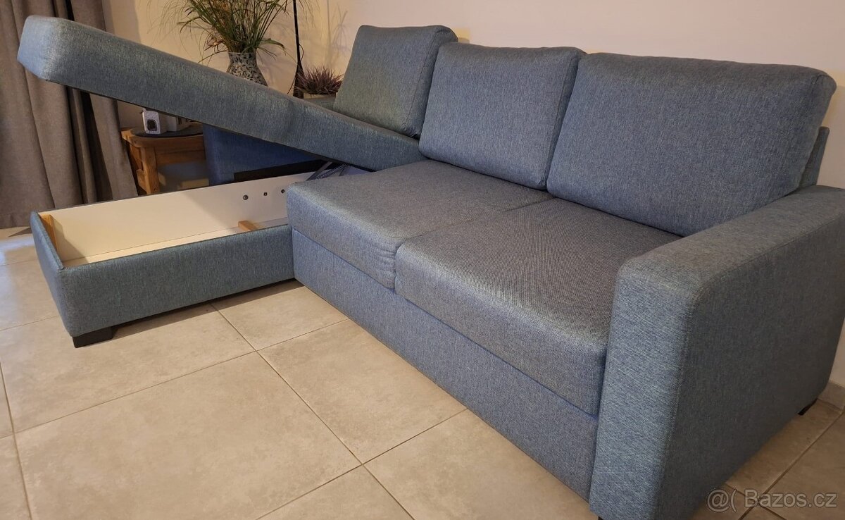 Rozkládací sedačka s úložným prostorem - 8