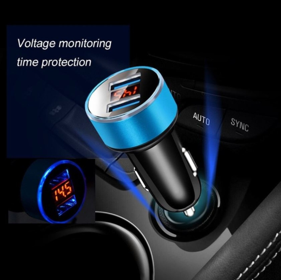 Autonabíječka 2x usb + display napětí baterie - 8