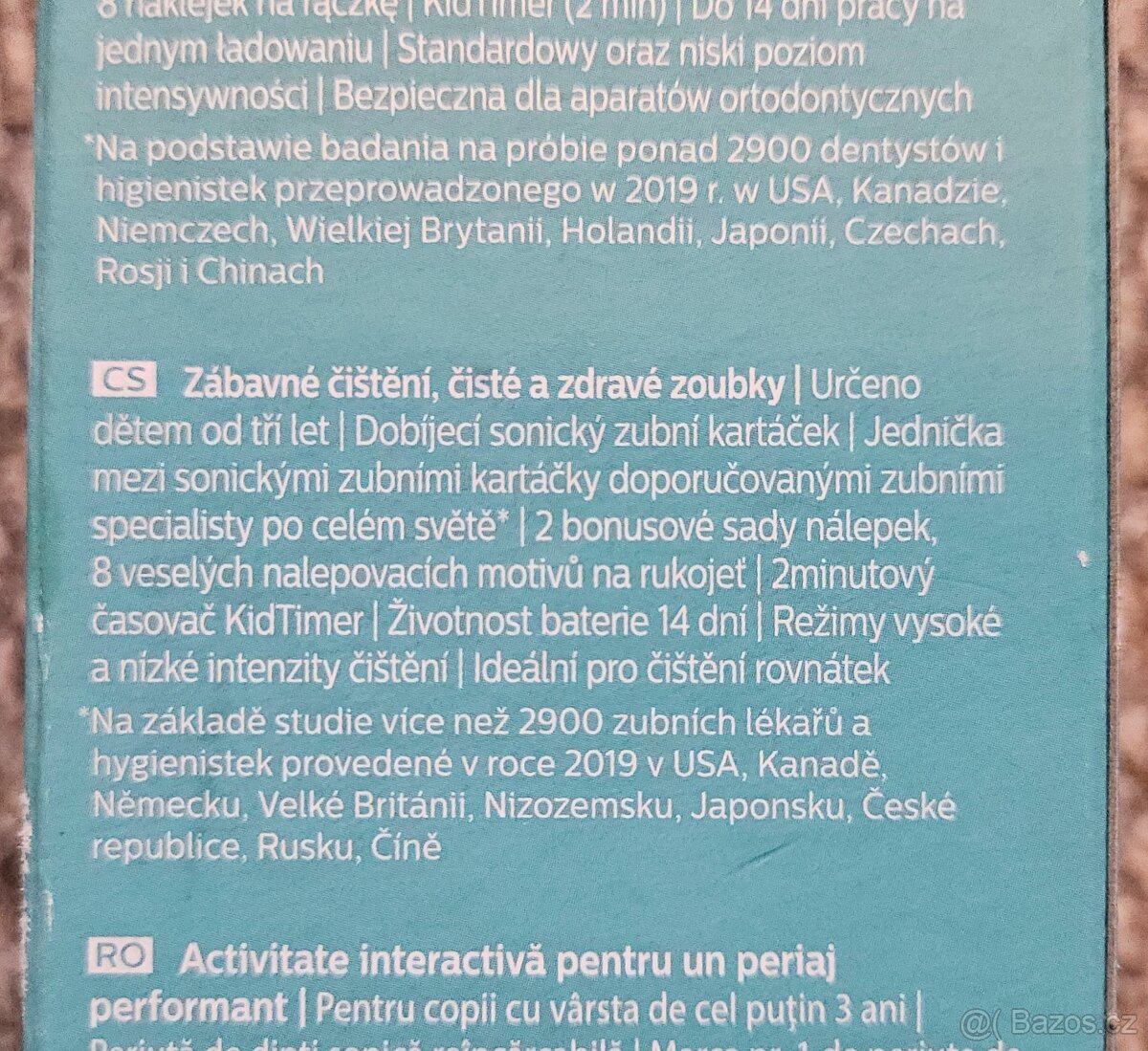 Zubni kartacek Philips Sonicare for kids - 8