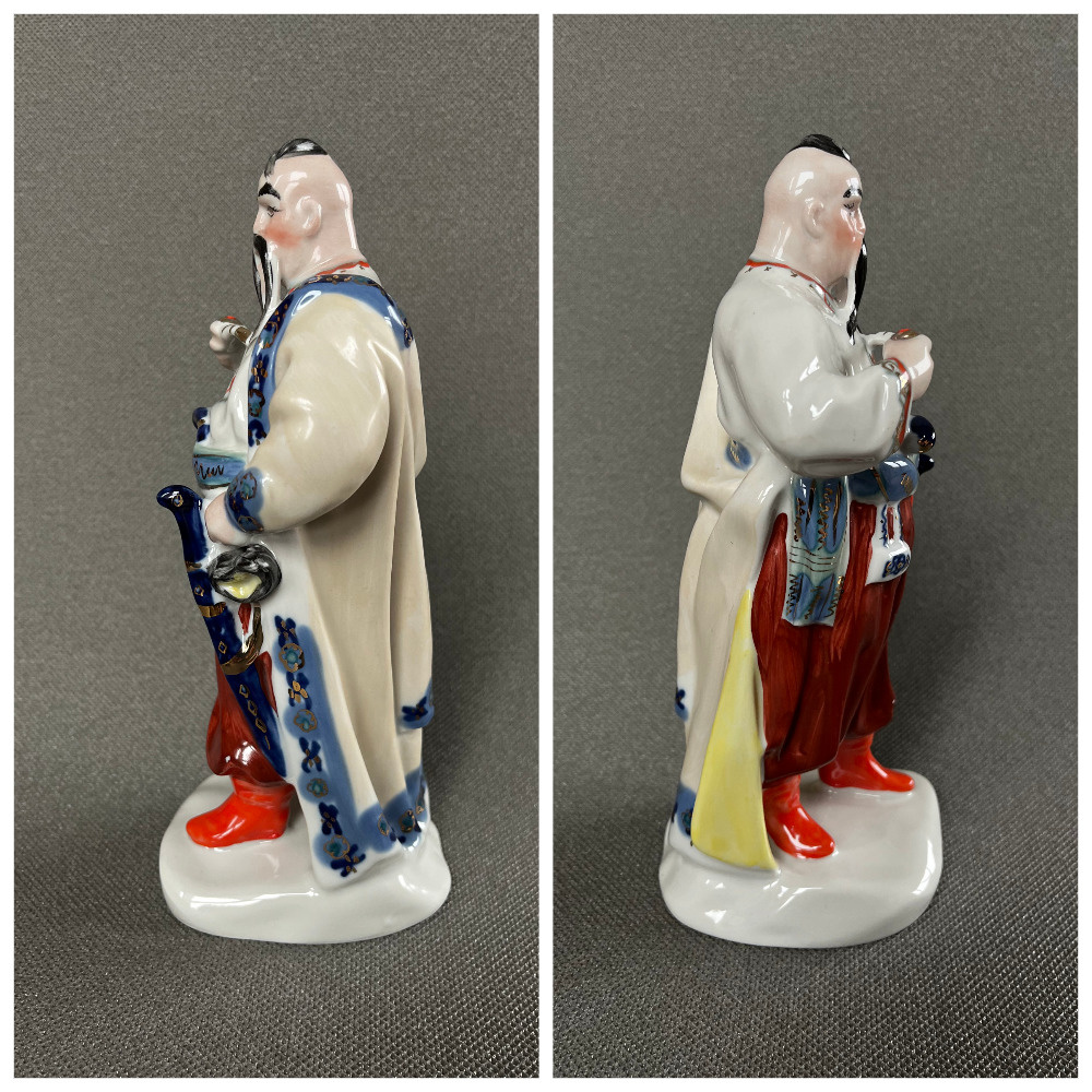 Porcelánová soška Kozák 23 cm, Polonne USSR - 8