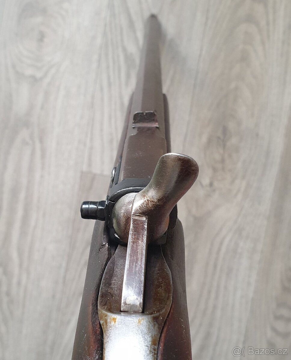 Historická puška Warnant cal.22RF Long 1887 drážkovaná - 8