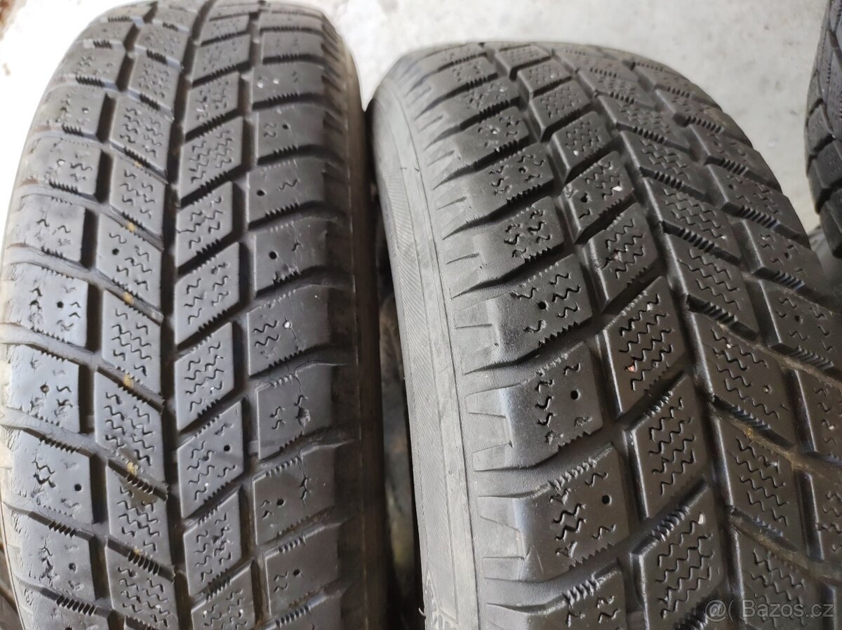 175/65 R14 ZIMNÍ + disky4x100 - VYSOKÝ HRUBÝ VZOREK - 8