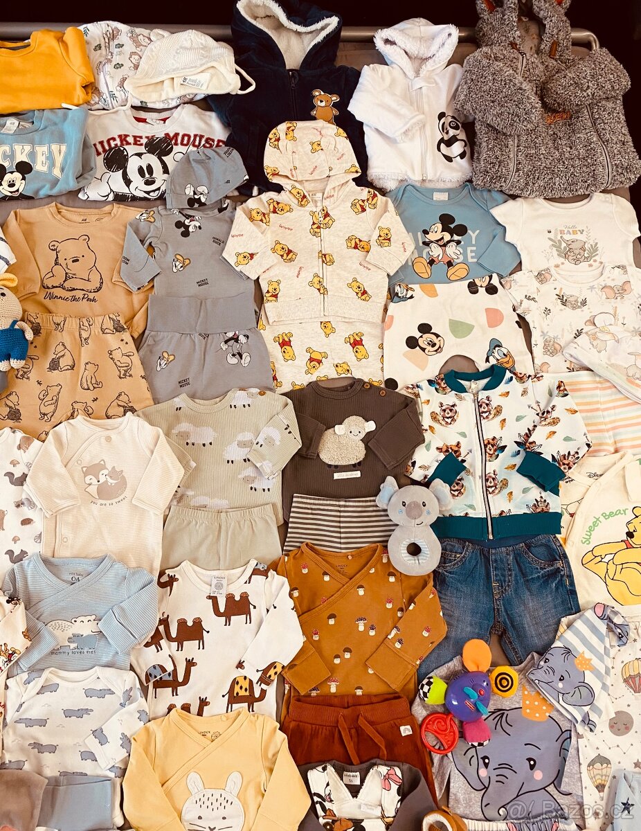 Balík oblečení na miminko 0-6 m neutrál Rezervace - 8