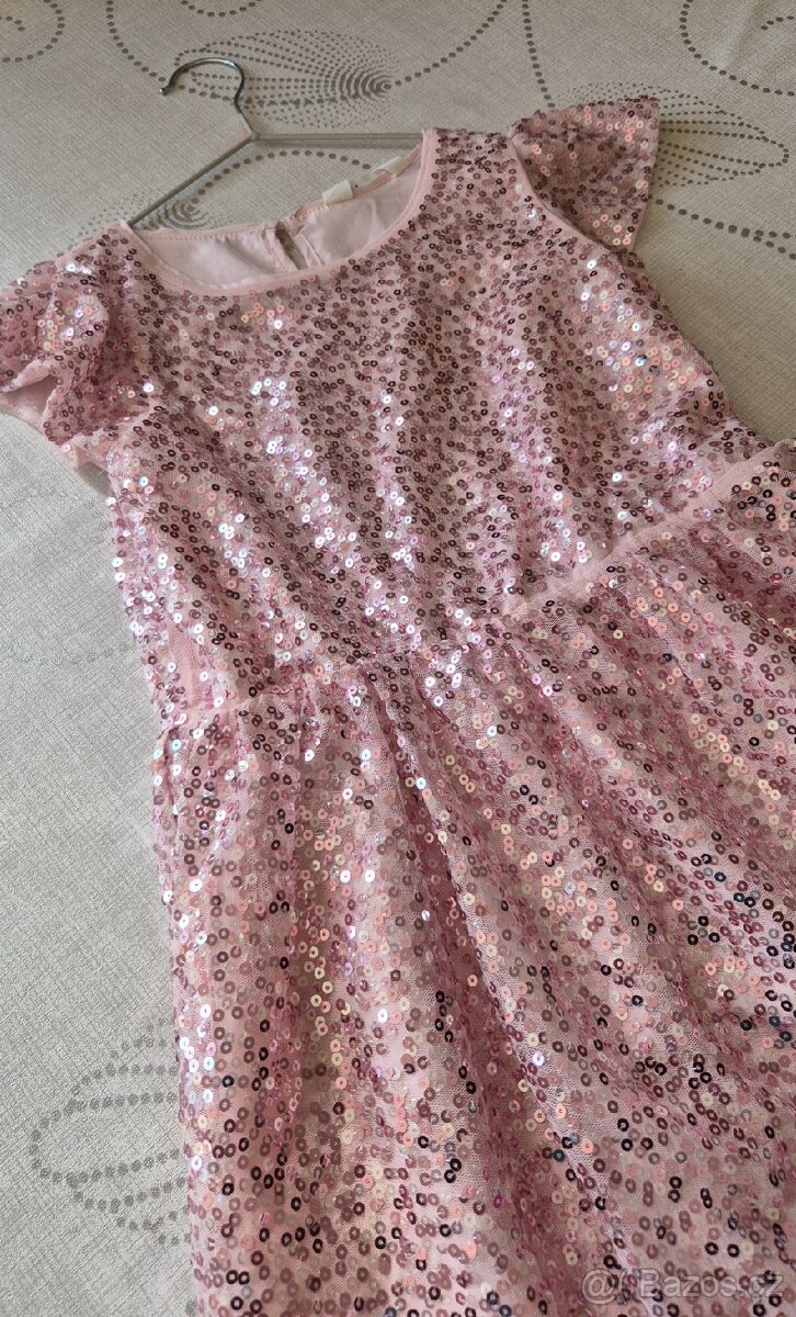 Dívčí slavnostní šaty vel. 6-7 let - 8