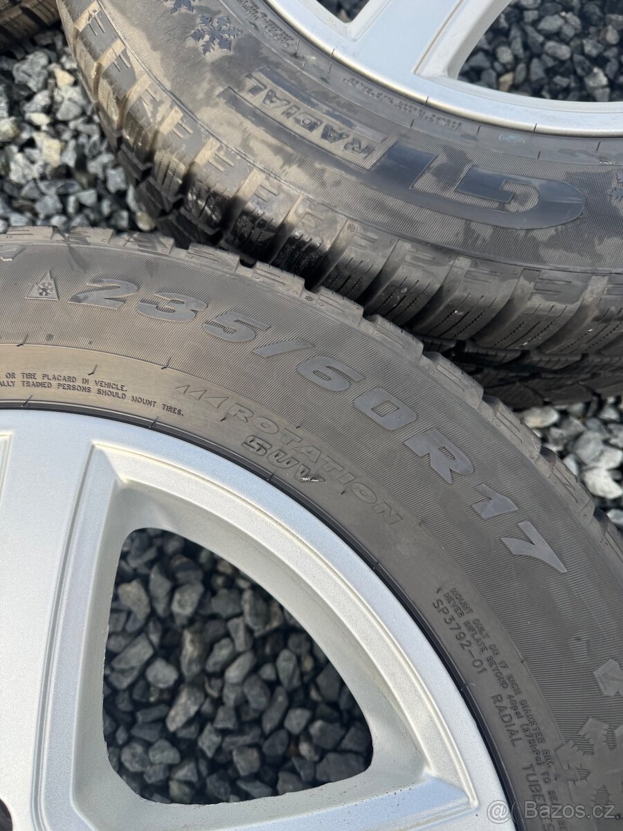 Alu Zimní sada kol mercedes 5x112, 235/60 R17 - 8