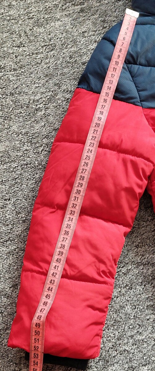 Teplá zimní bunda vel. 128 - 8