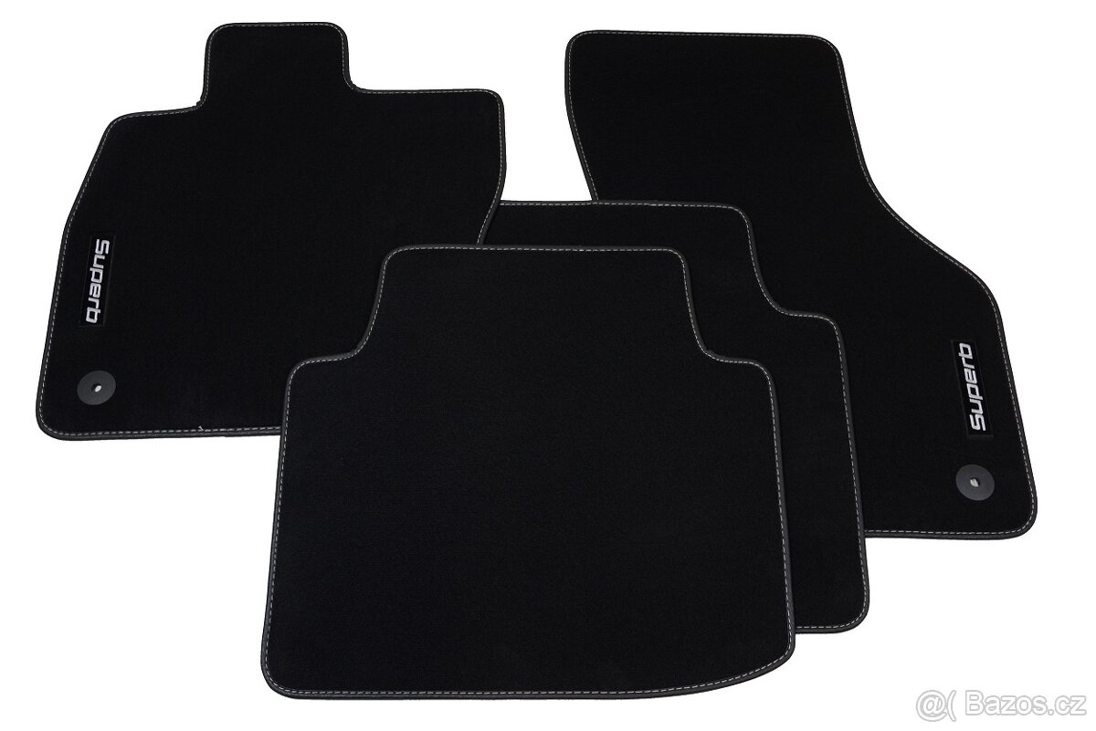 Luxusní celoroční Autokoberce ŠKODA RS - podklad hrubá guma - 8