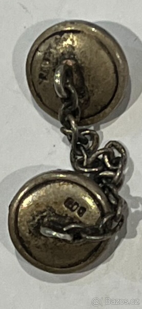 Starý pánský set – manžetové knoflíky + košilové knoflíčky, - 8