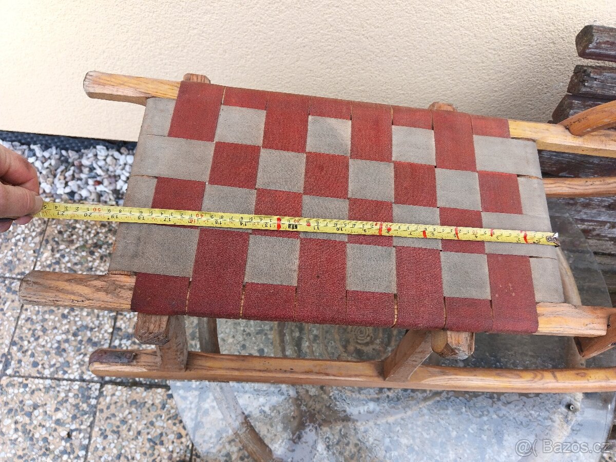 Staré dřevěné sáně. - 8