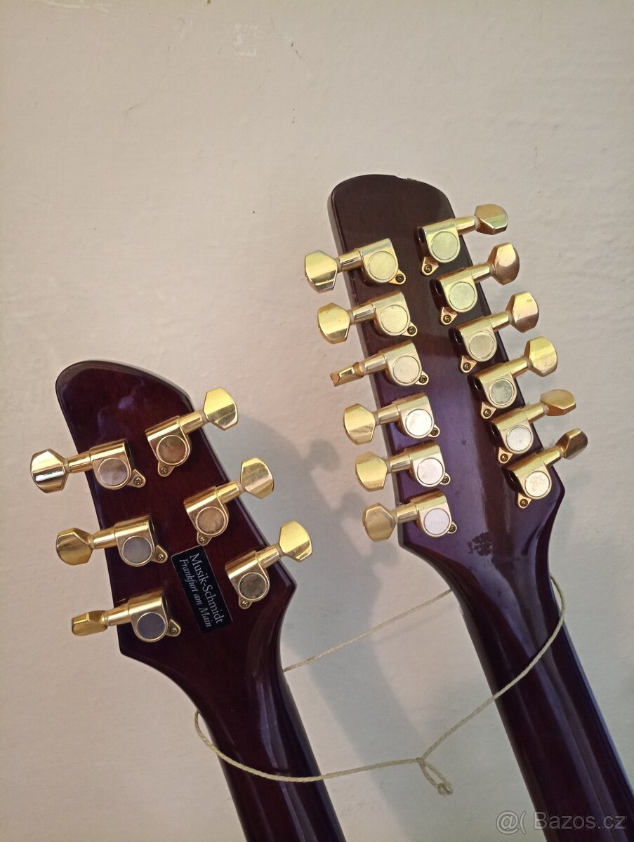 Prodam Guitar Career Double Neck 6/12 Electric. - 8